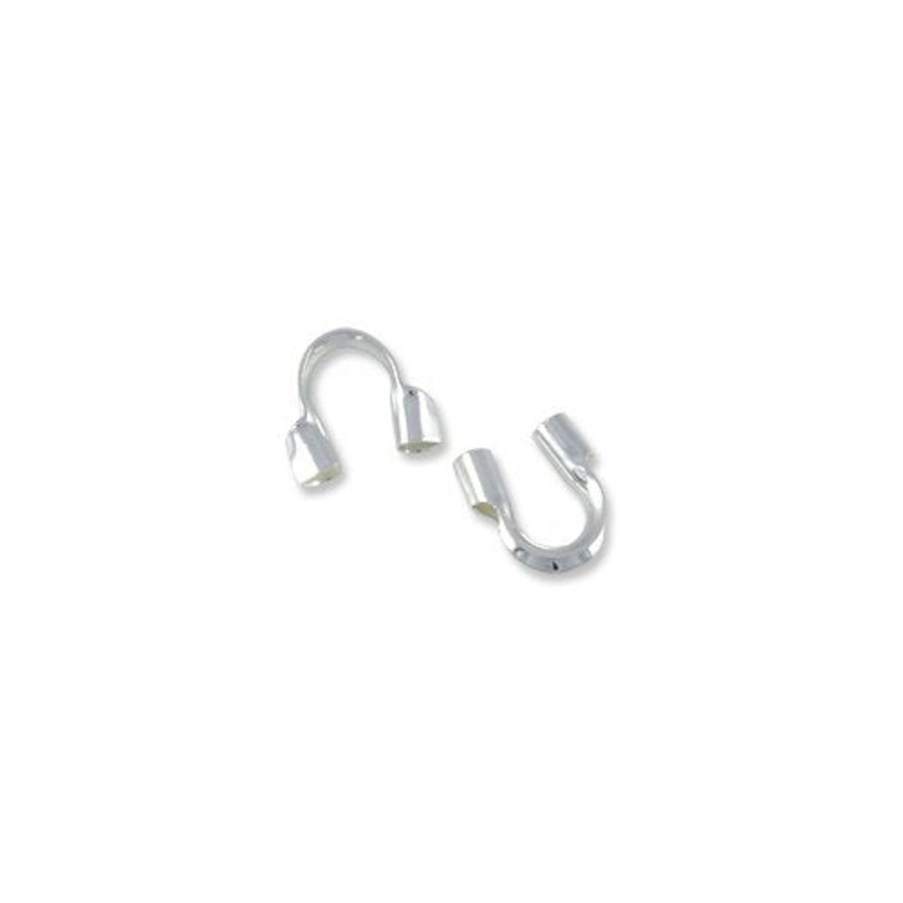 Wire Protector Guard 1.0mm Hole Sterling Silver (1-Pc)